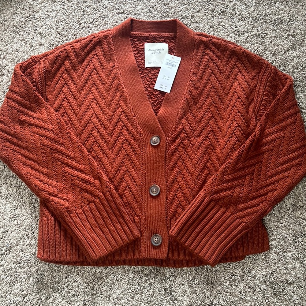 Harringbone Stitch Cardi